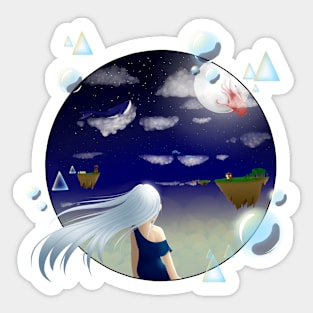 Bubble World Sticker